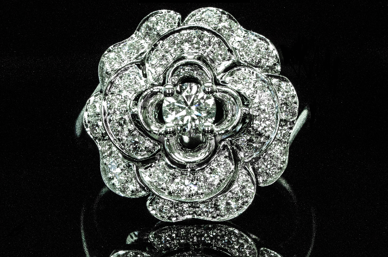 แหวนเพชร แหวนเพชรแถว diamond ring แหวนหมั้น แหวนแต่งงาน 
